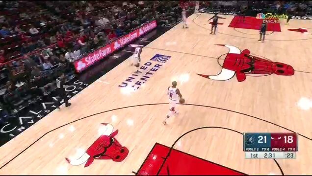 NBA季前赛：森林狼vs公牛第1节英文原声回放