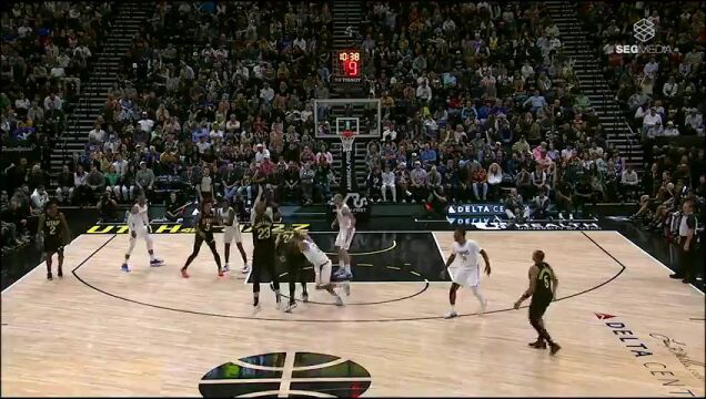 NBA常规赛：快船vs爵士原声解说全场回放