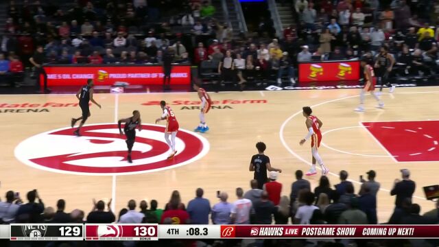 为球队取得良机 约翰逊骤起发难补篮取得关键领先