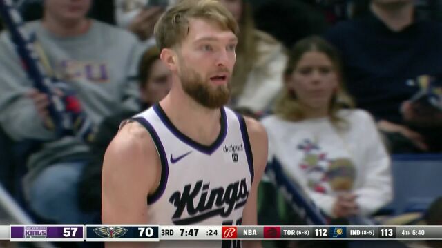 国王112-117鹈鹕 锡安25+5+6鹈鹕双杀国王