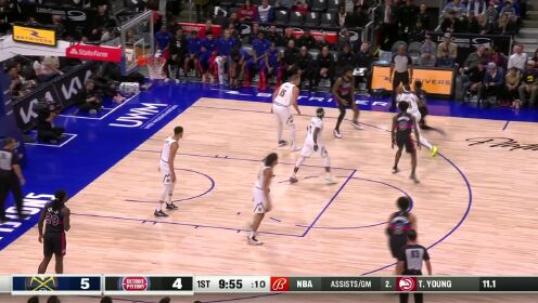 《NBA全场集锦》防守大漏洞 艾维击地妙传奥萨尔肆虐篮筐