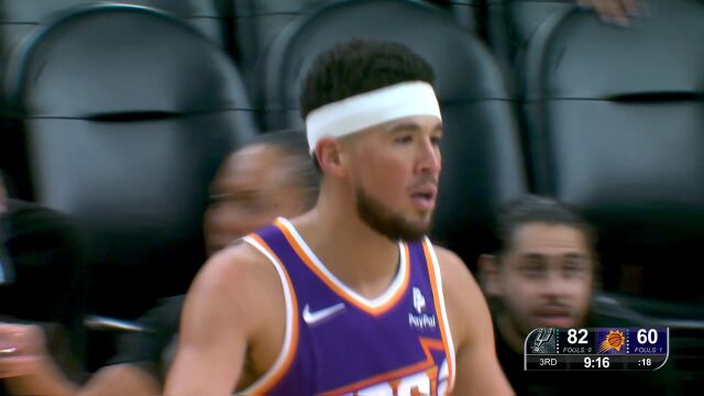 防守端过于上头付出了代价 布克单吃索汉打成2+1