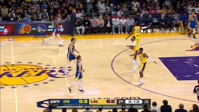 谁也拦不住！库明加突破内线力拔山兮 浓眉无奈目送扣篮