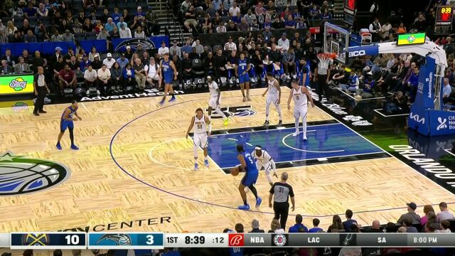 班凯罗vs掘金集锦 14投8中得到23分3篮板4助攻1抢断3盖帽表现全能