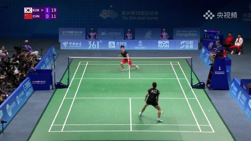 中国羽球_杭州亚运会女单半决赛：安洗瑩2-0何冰娇_【回放】杭州亚运会女单半决赛：安洗莹vs何冰娇全场回放_高清
