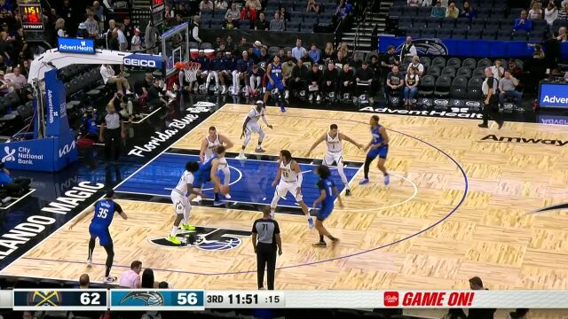 开启个人得分秀！瓦格纳第三节单节7中7得到15分