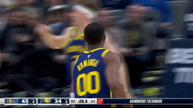 活力十足！库明加肆虐步行者内线