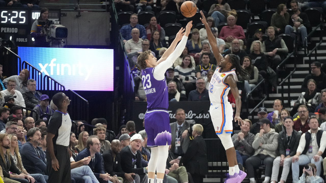 马尔卡宁vs雷霆集锦 拿下26 10能里能外难挽败局