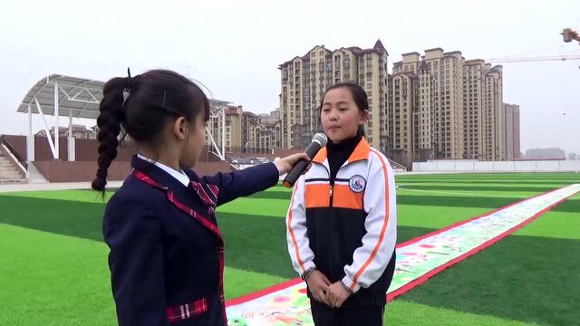 【德馨珑湖小学】30米长卷活动现场