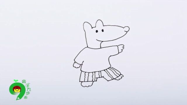 小鼠波波简笔画教程