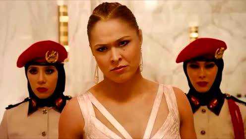 隆达罗西电影速度与激情7中打斗片段