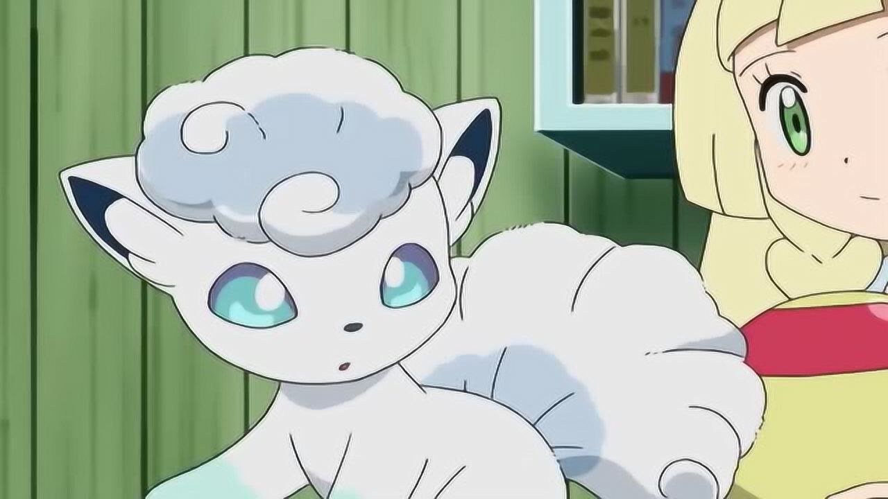 神奇宝贝,阿罗拉冰六尾vs火六尾,外貌还是冰六尾好看多了!_腾讯视频