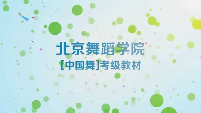 北京舞蹈学院中国舞考级教材 第七级:7大环动