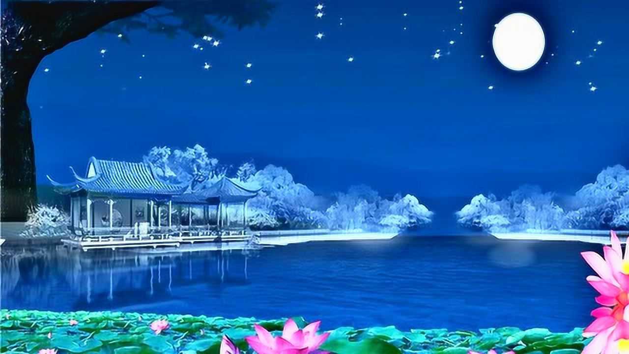 一首经典纯音乐《彩云追月》好听极了_腾讯视频