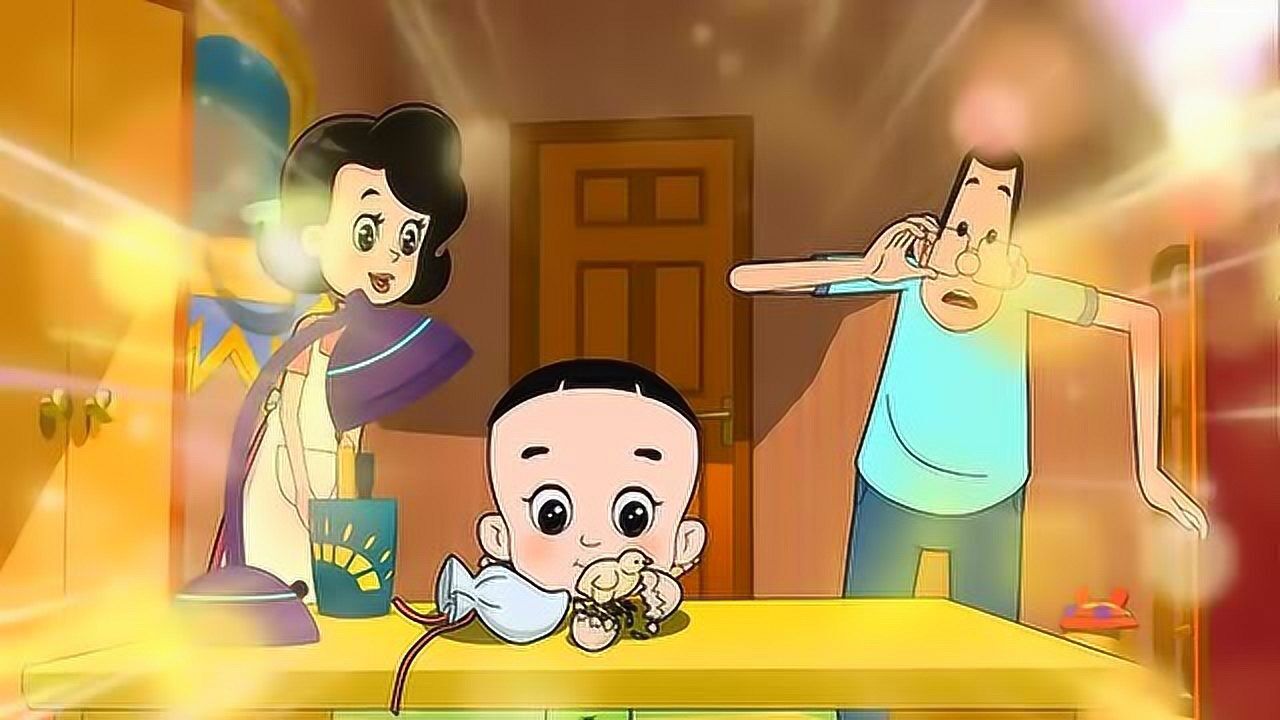 大头儿子的小鸡终于孵出来了