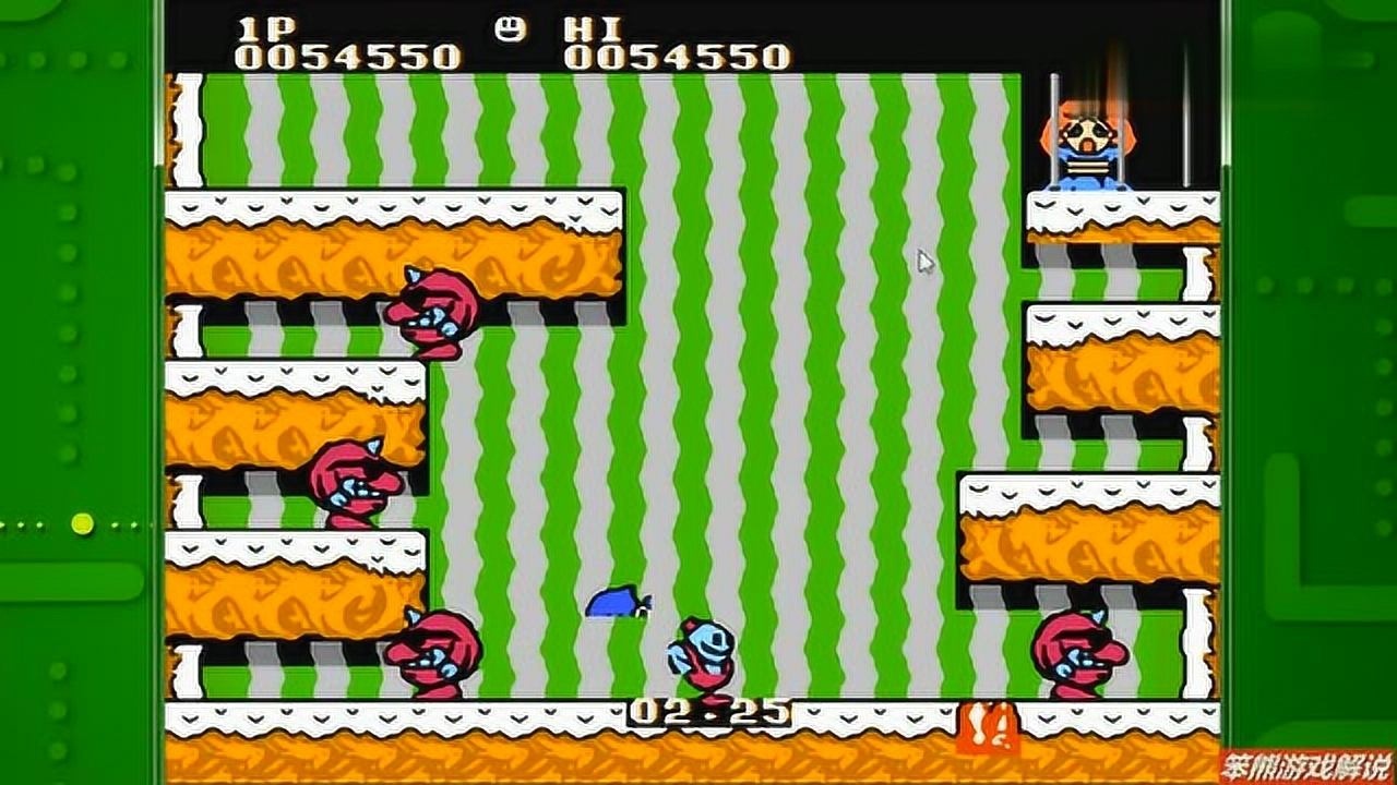 红白机经典雪人兄弟要在5分钟以内救出公主怎么救