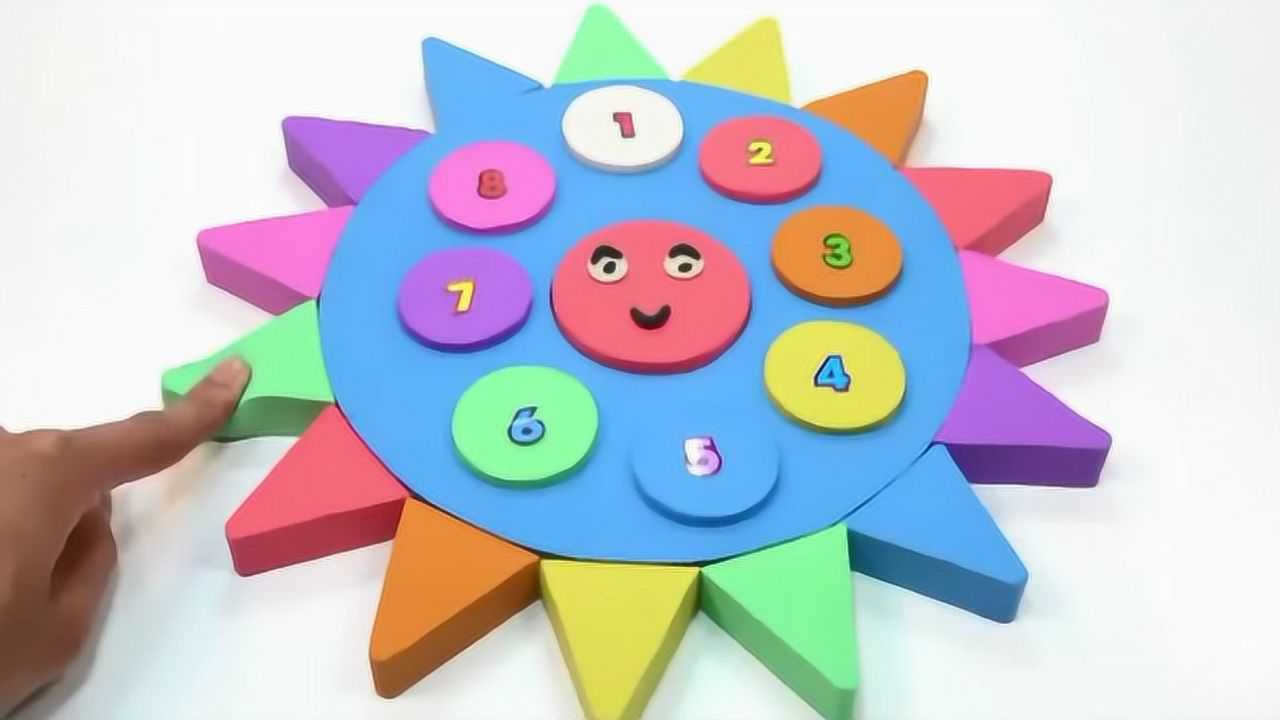 创意手工小制作:太阳神数字学习