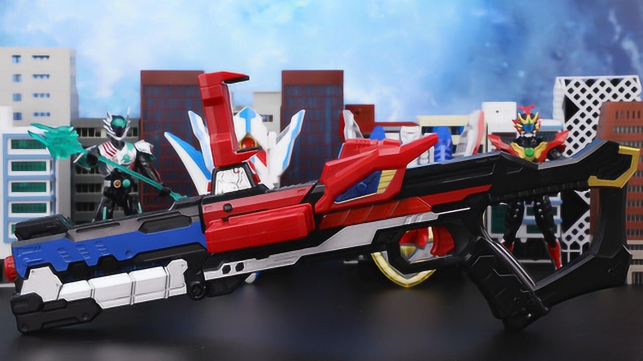 铠甲勇士猎铠之升级版霸焱枪玩具分享