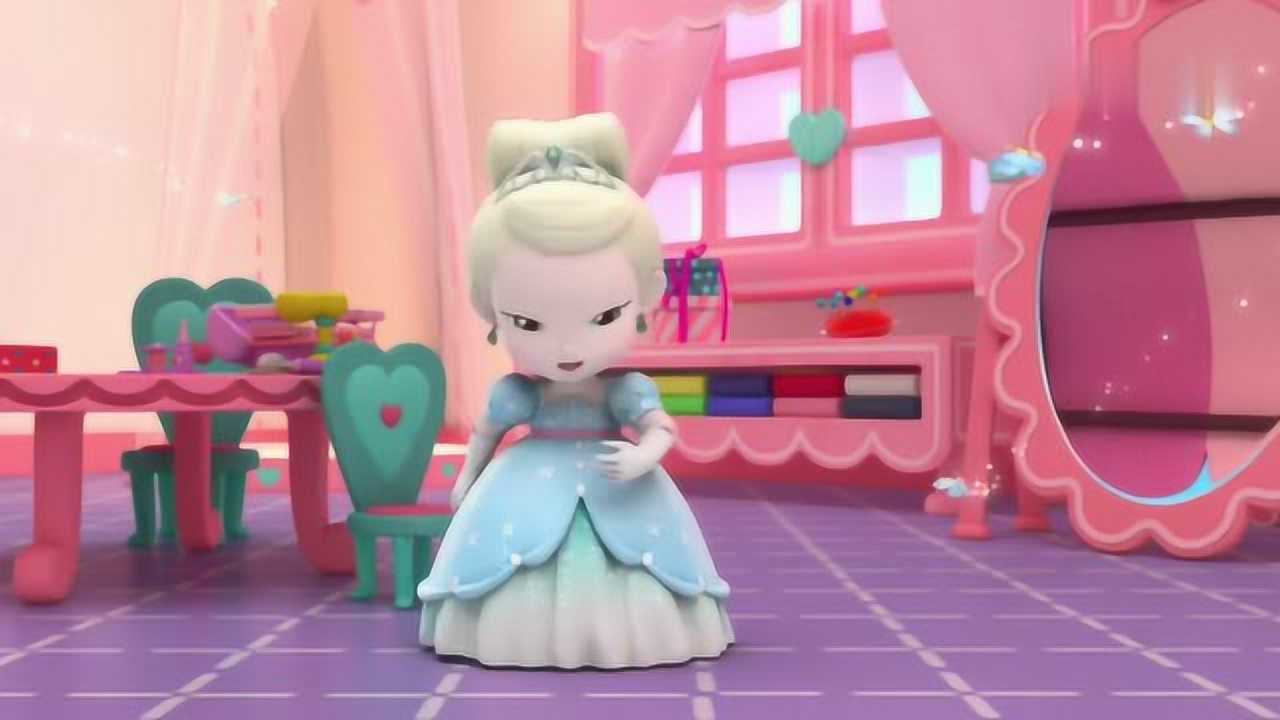 彩虹宝宝冰灵公主嫌鞋子上的宝石不够多要再加几颗就好了