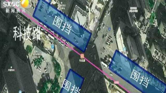 网友质疑科技路围档“超期服役” 施工方:本月内拆除大部