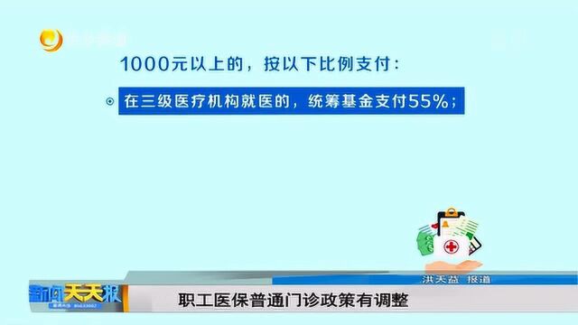 职工医保普通门诊政策有调整