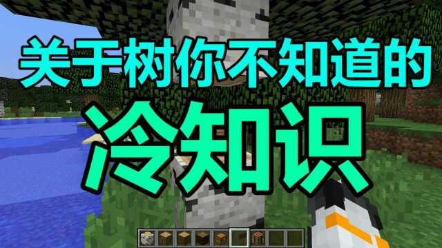 我的世界 Minecraft 关于树你可能不知道的9件事