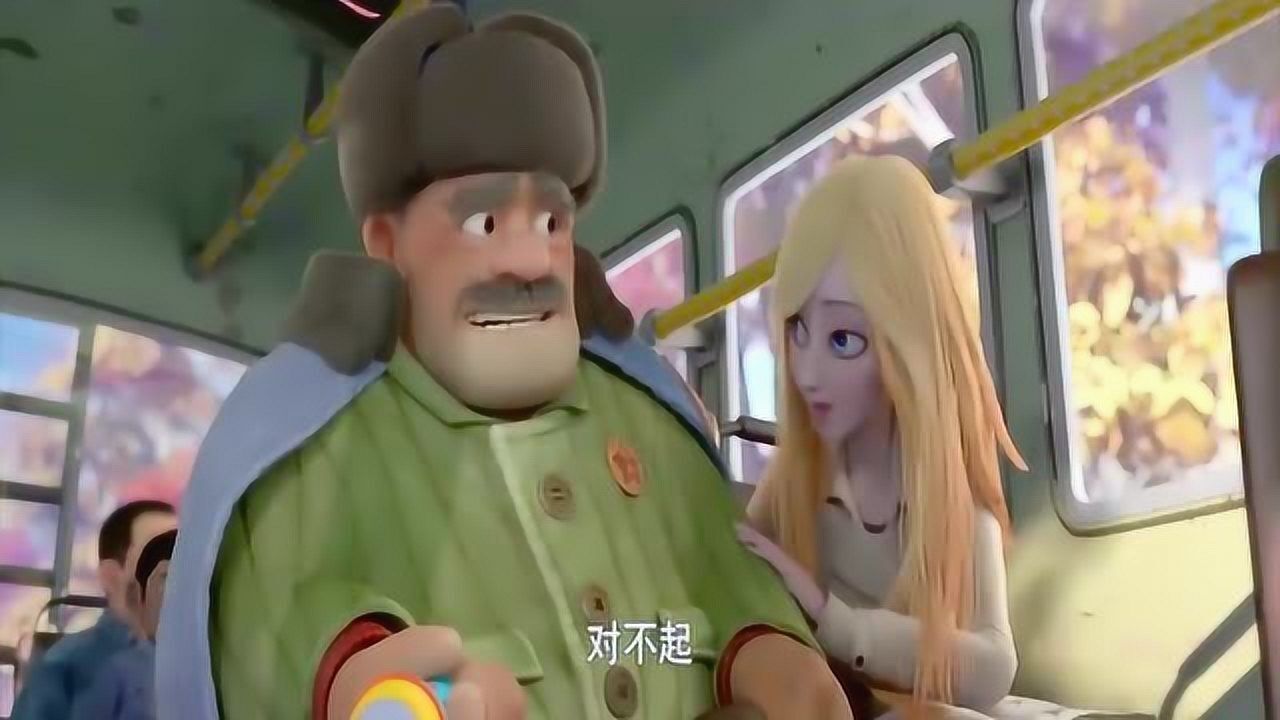 熊出没之变形记贝丝看见光头强爸爸伤心难过便上前安慰他