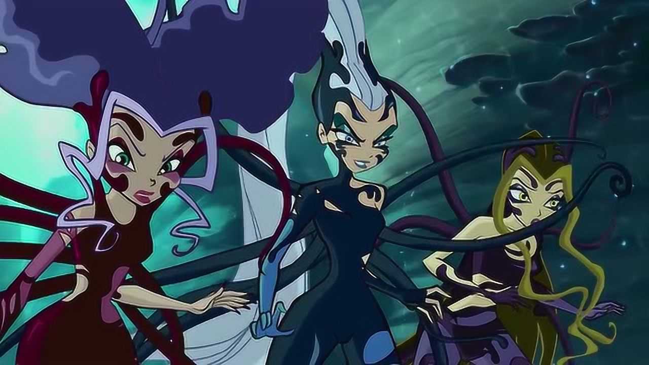 魔法俏佳人:三妖后唤醒深海怪兽,用来对付蕾儿和黛芬妮