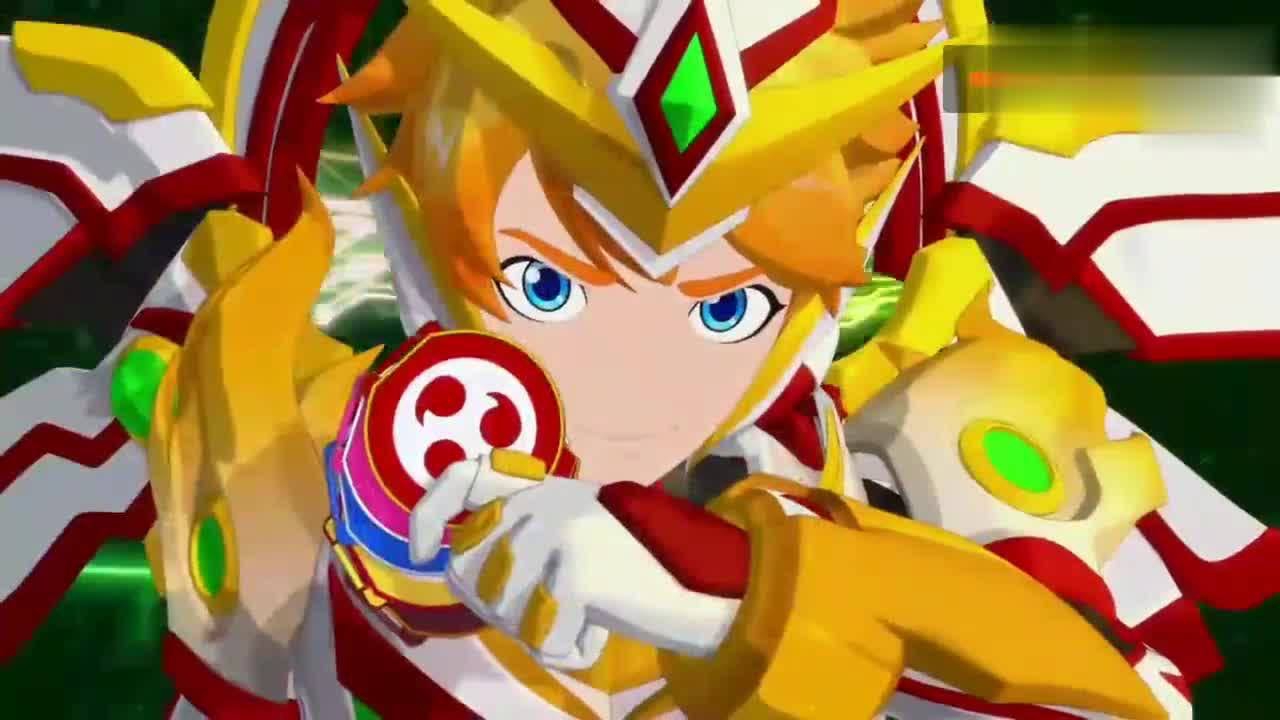 超炫斗士 炎魂五合体再次进化,最终打败黑翼,反派直接自爆!