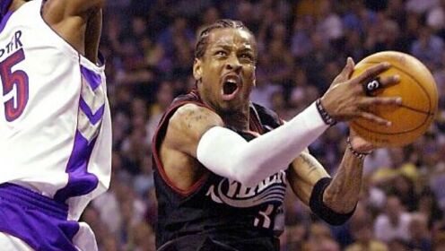 全景nba艾弗森01年东决十大高难度进球极限拉杆戏耍防守