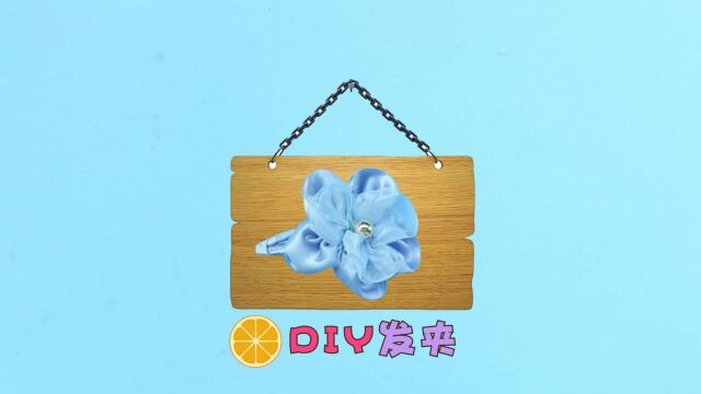 嘟拉手工绘画 DIY个性发夹