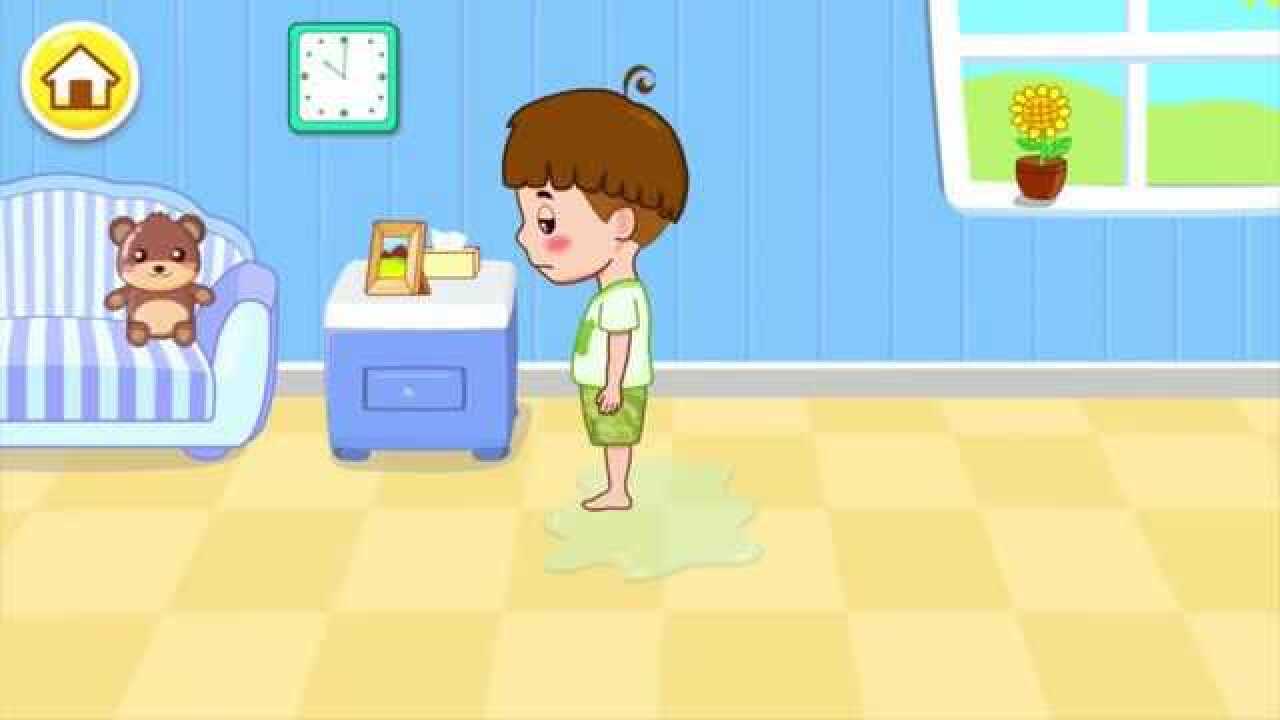 宝宝巴士小男孩怎么把尿拉在裤子上了好臭呀
