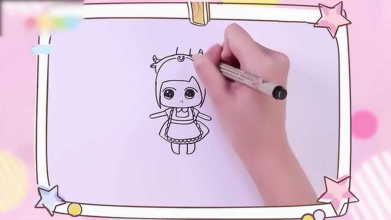 小伶玩具十二星座的手绘教学之金牛座娃娃