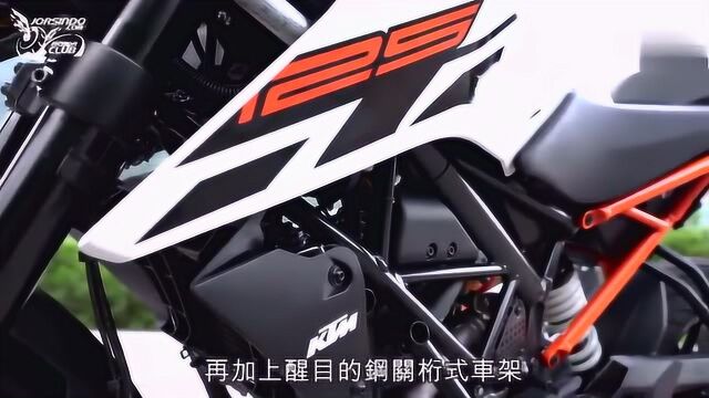 暴躁的小兽,2018款KTM DUKE 125摩托车,亮点重点介绍