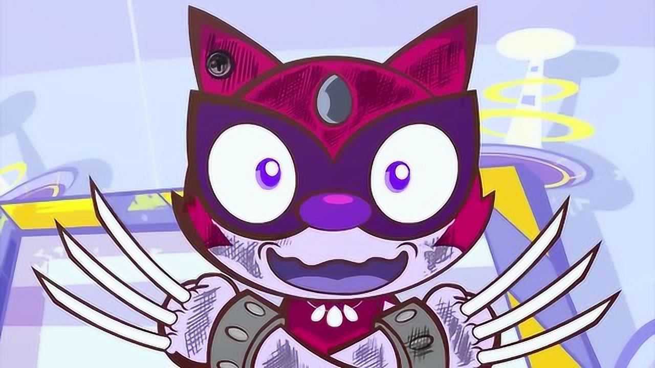 开心超人联盟:小小怪胡乱指挥,芝麻狐被甜心超人打飞