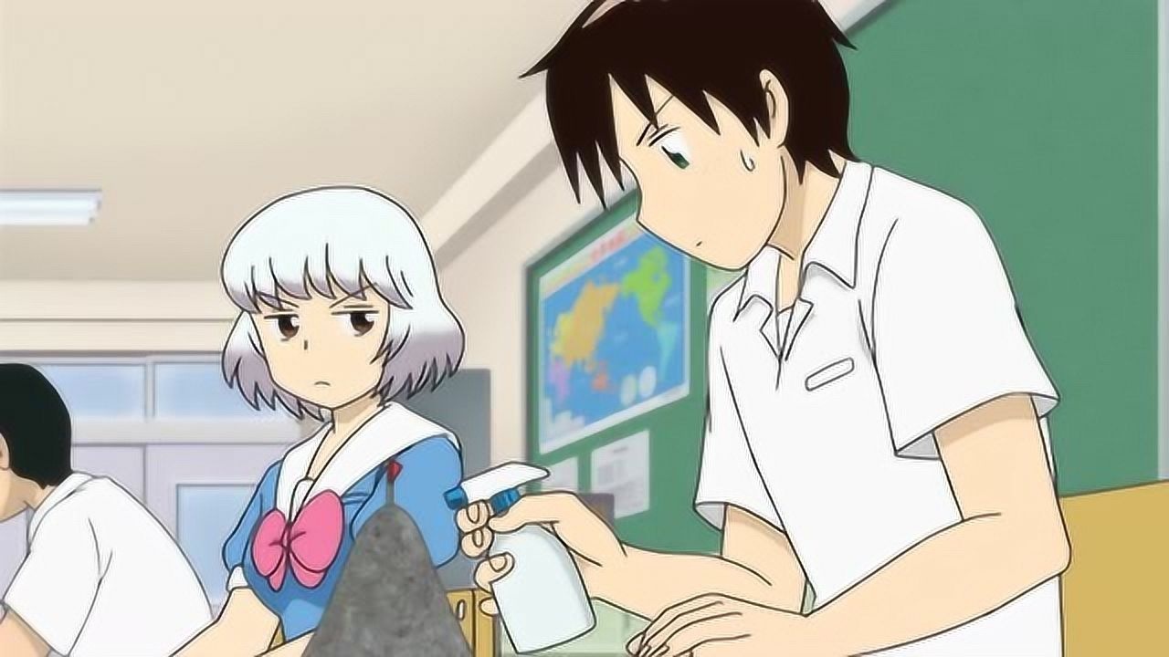 邻座同学是怪咖上课做小动作玩倒棒游戏