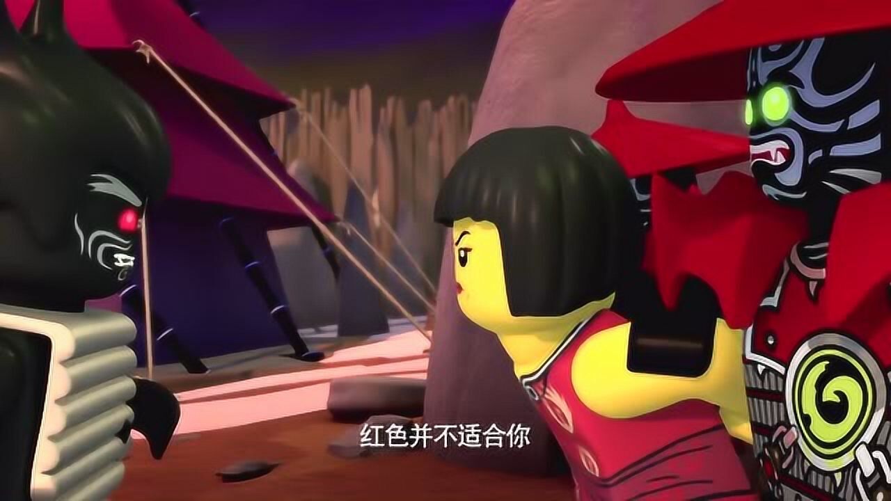 乐高幻影忍者:黑暗之主送给加满都一辆加满特隆战车,并把妮雅黑化