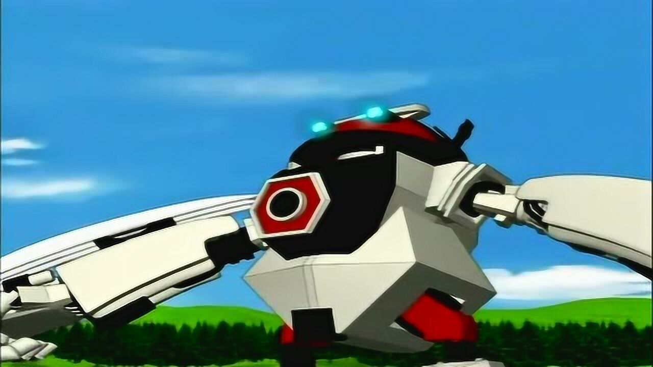 火焰战士:火焰战士被怪物机器人一脚踢飞了