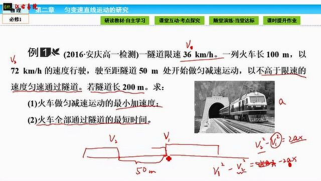 高中物理 39考点一 速度位移公式的理解及应用 必修一