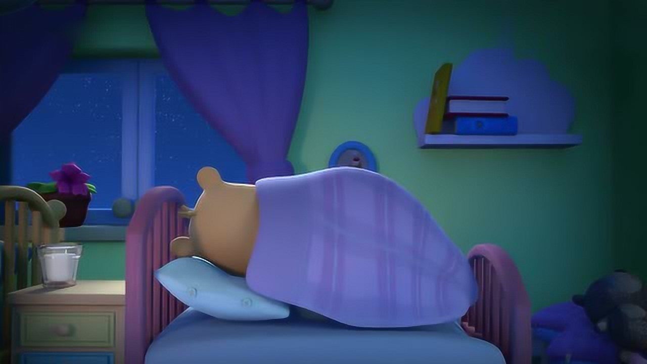 缇娜托尼:河马托尼睡不着,小象缇娜教托尼数大象,能有效么?