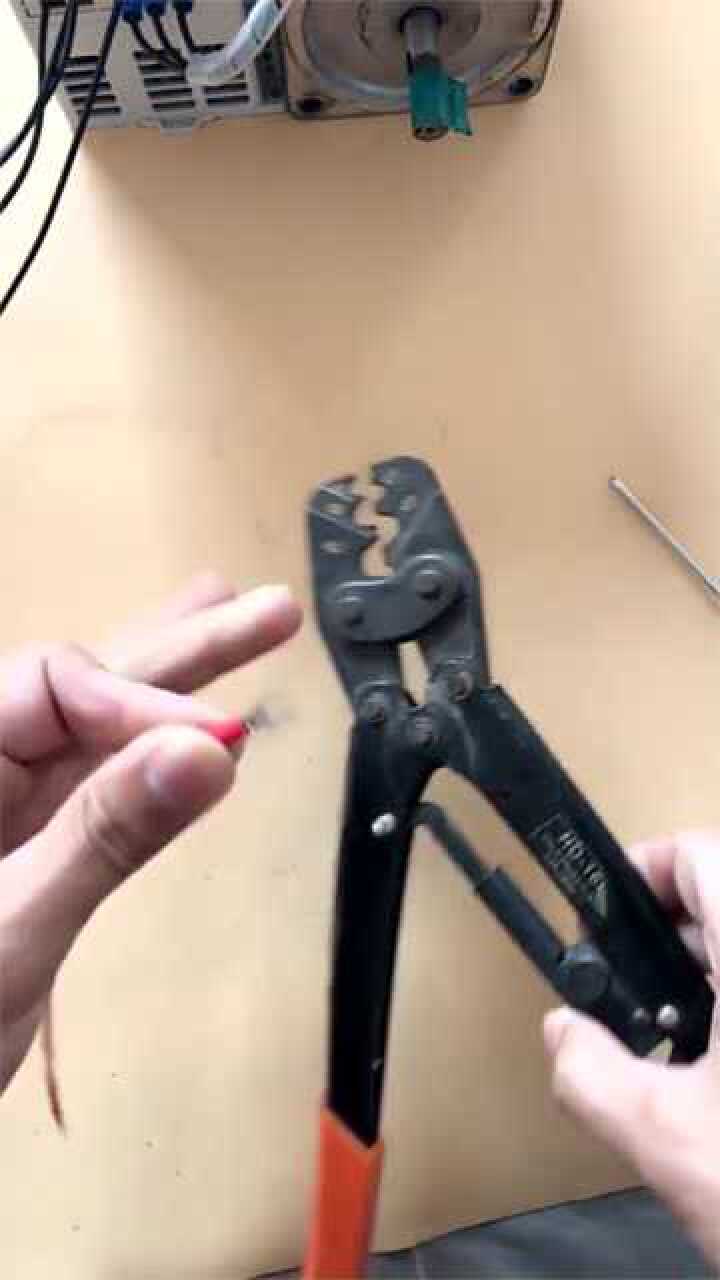 如何压接接线端子_腾讯视频