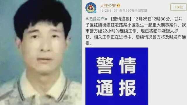 抓住了!辽宁大连重大刑案嫌犯案发22小时后落网