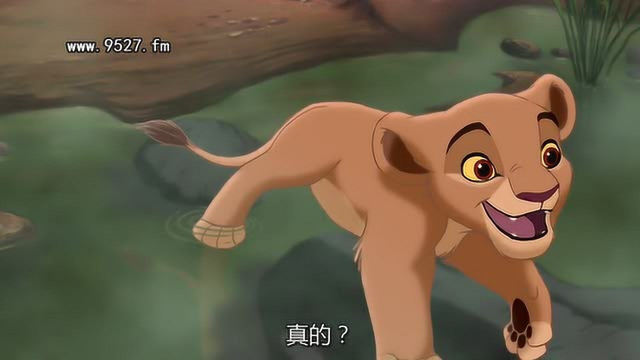 狮子王2:辛巴的荣耀,小狮子差点被鳄鱼给吃了