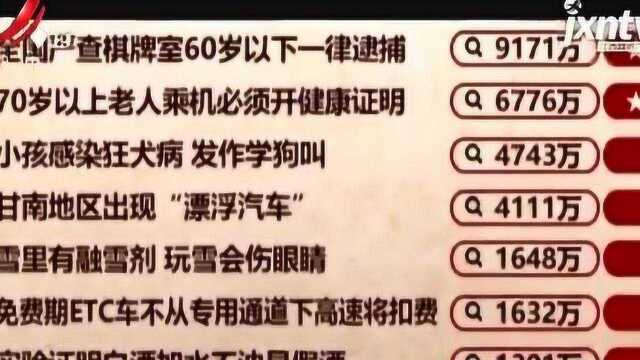 2018年的网络谣言 你都信了哪些?