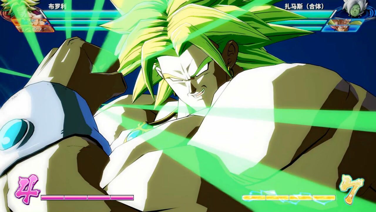 龙珠斗士z布罗利必杀奥义演示抹杀加农炮巨量流星