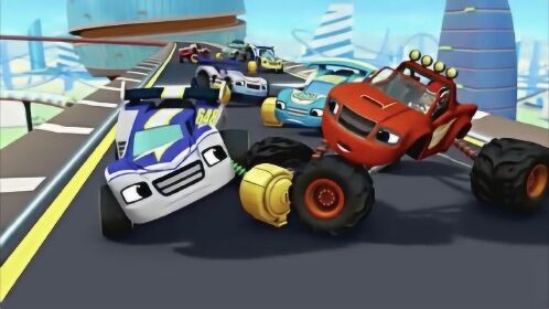 旋风战车队:冲刺瑞克用轮胎锁锁住了大家,飙速要去帮他们!