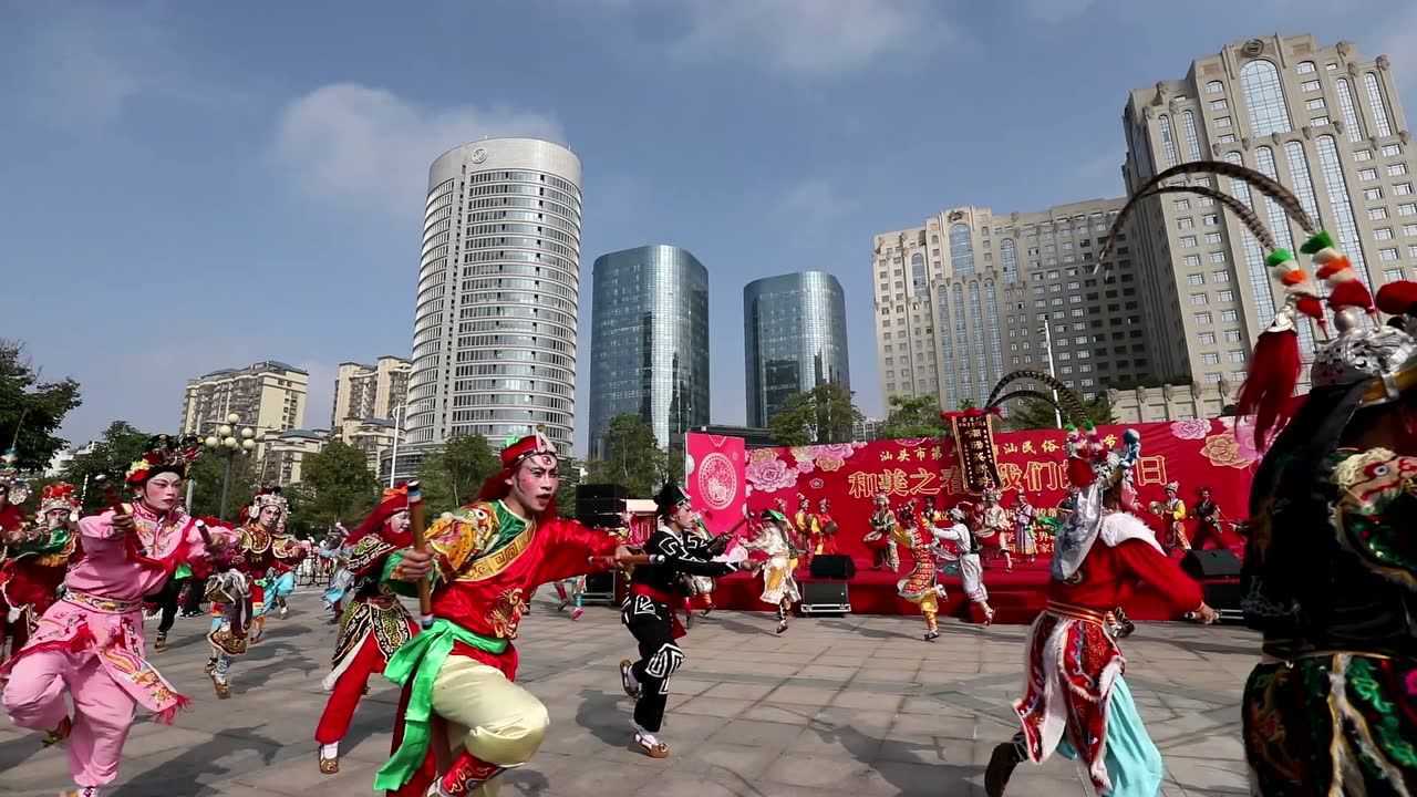 潮汕民俗文化节英歌舞