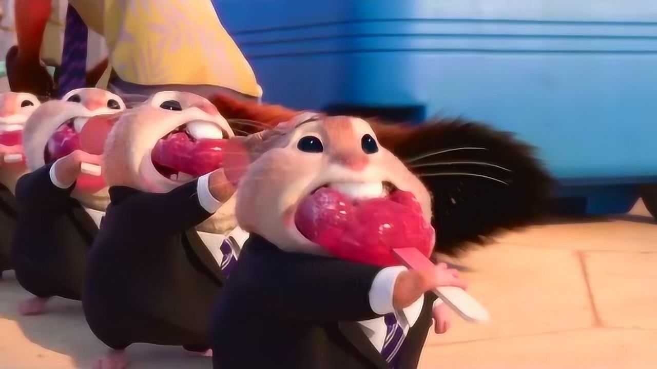 疯狂动物城:小仓鼠吃爪爪冰棍,太萌了吧