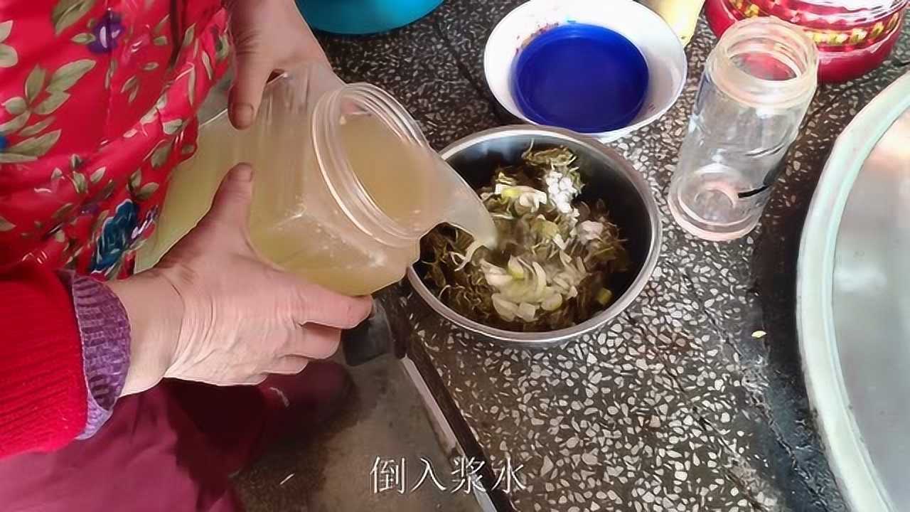 塞外農家用酸漿水拌楊樹葉,大宇嚐到了童年的味道