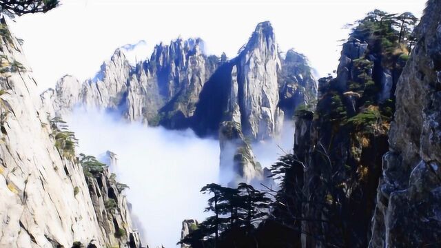 十大名山安徽黄山风景欣赏,黄山归来不看岳